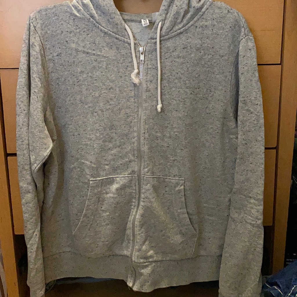 Gray Zip-Up